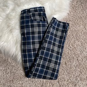 Brand Melville Blue plaid pants